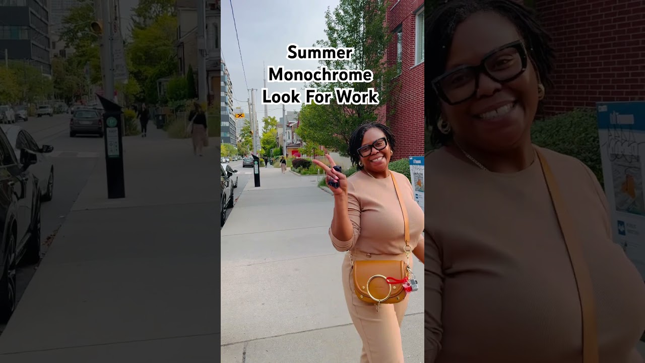 Monochrome..One of the easiest ways to get dressed easily and efficiently! 