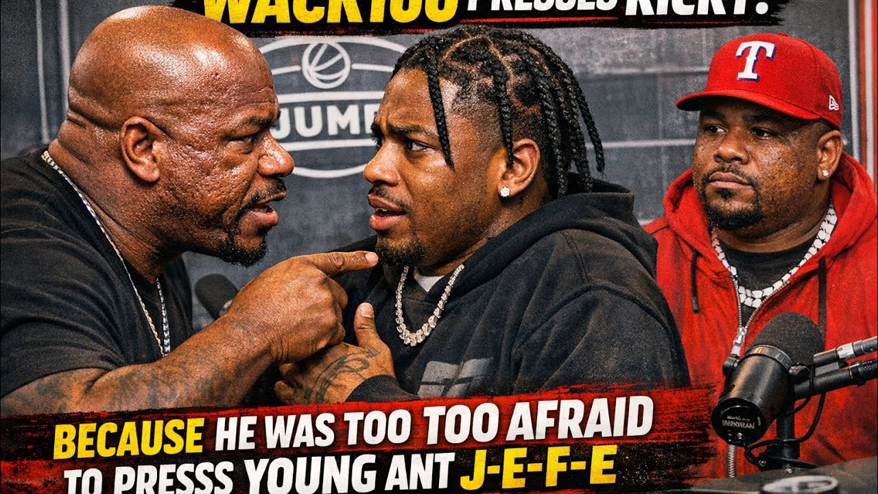 WACK100 PRESSES RICKY BECAUSE HE WAS TOO AFRAID TO PRESS YOUNG ANT JEFE