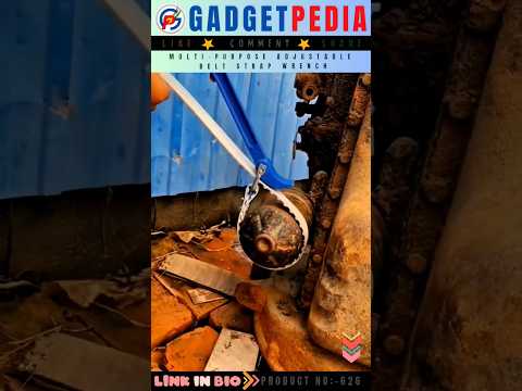 Multi-Purpose Adjustable Belt Strap Wrench #shorts #youtubeshorts #viralshorts #diy (Product 626)