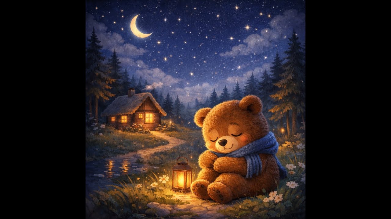 Spokojne Bajki na Dobranoc 🌙 | Miś i cicha noc pełna spokoju | Bajka do słuchania