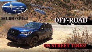 The 2022 Subaru Ascent is GREAT OFF-ROAD even on street tires!