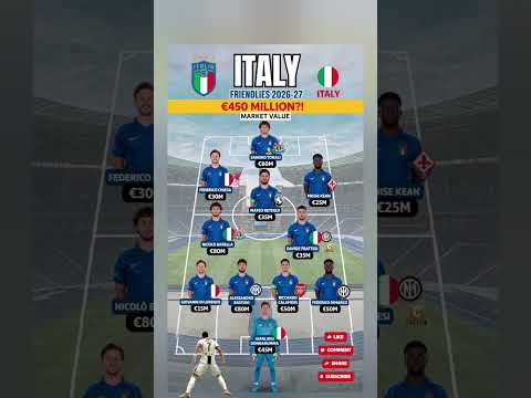 alpintoto x elangwin168 - Susunan Pemain Tim Nasional Italia 2026/27 Berdasarkan Nilai Pasar Terungkap! €725 Juta Azzurri - Tonali & Bastoni €80 Juta Raja!