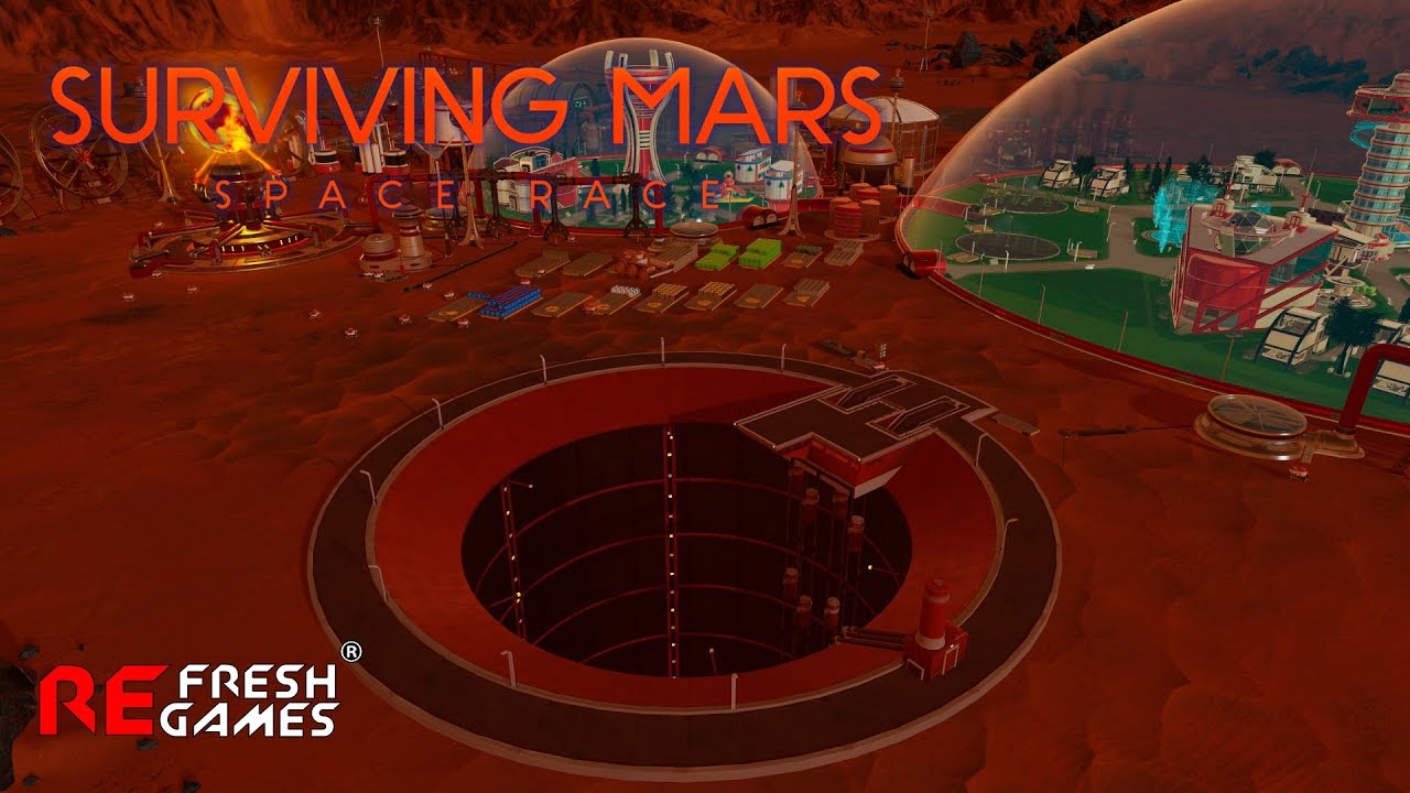 Богатство из центра планеты - Surviving Mars: Space Race DLC #8 (505% сложность, Япония)