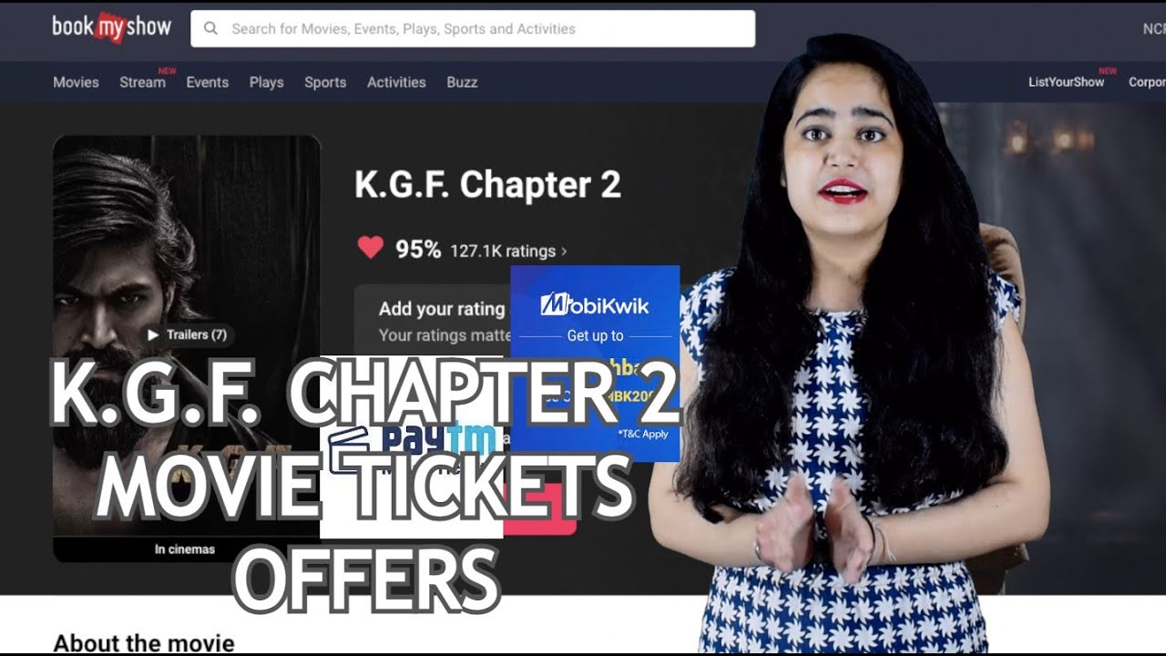 ✅ KGF Chapter 2 Movie tickets coupons | kgf 2 free movie tickets | Paytm offers | Mobikwik Offers