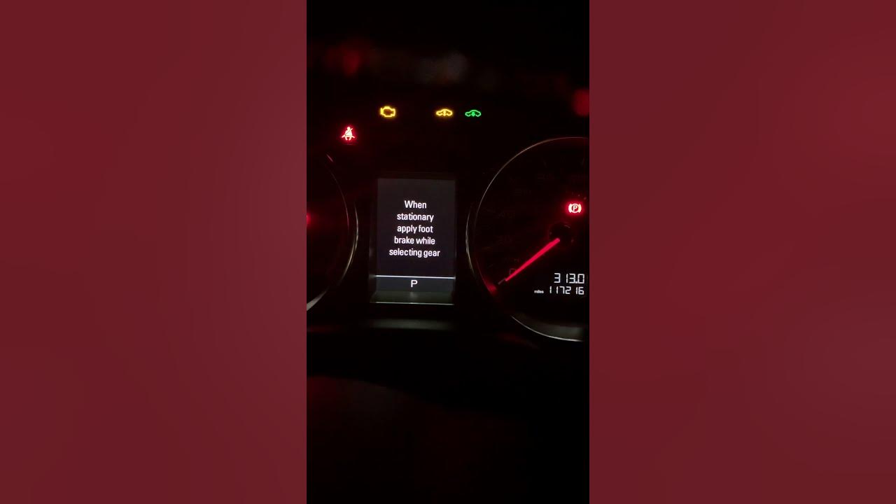 audi q7 gearbox malfunction you can continue driving light in dash don