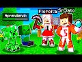 ¡MINECRAFT PERO LOS MOBS ENEMIGOS PUEDEN APRENDER! 😱 🤣 | SRGATO X FLOR TIENE UNA ESCUELA!