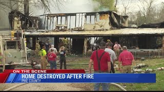 Pike County home destroyed in fire