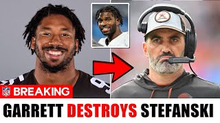 Garrett’s Explosive Comments Just ENDED Stefanski’s Excuses — Shedeur Time in Cleveland