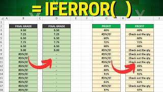 How to IFERROR Function in Excel | Automate Error Messages | 3 Practical Examples