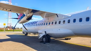 AMAZING CITY VIEWS | AirSERBIA ATR72-600 TAKEOFF from Belgrade Airport