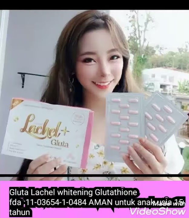 GLUTA LACHEL Whitening Glutathione || aman tuntuk anak usia 15 tahun