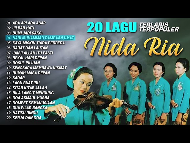 20 Lagu Terlaris Nida Ria | Ada Api Ada Asap | Jilbab Hati | Bumi Jadi Saksi class=