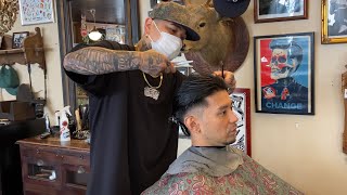 SIMON JAP MR.BROTHERS CUT CLUB"KENSHI"氏に切ってもらった