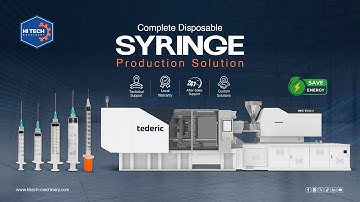 Automated Disposable Syringe Manufacturing Process | All-Electric Injection Molding Machine
