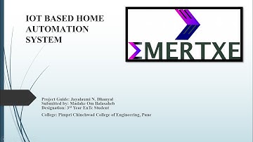 Emertxe IOT (Internet of Things) Internship Presentation Video with Project Demonstration