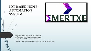 Emertxe IOT (Internet of Things) Internship Presentation Video with Project Demonstration