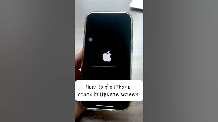😫Fix iPhone Stuck in Update/Apple Logo Screen! ASAP!#fyp