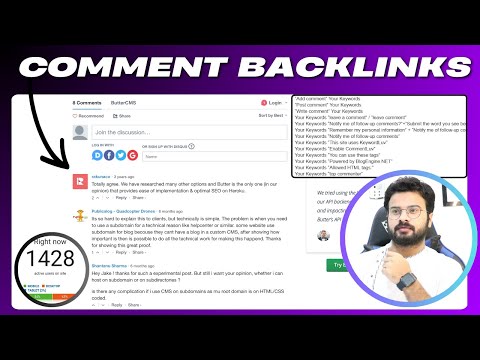 blog comments backlinks for content marketing