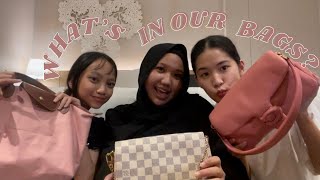 ASMR| FRIENDS TRY ASMR FOR THE FIRST TIME, WHAT’S IN MY BAG? (VERY chaotic)