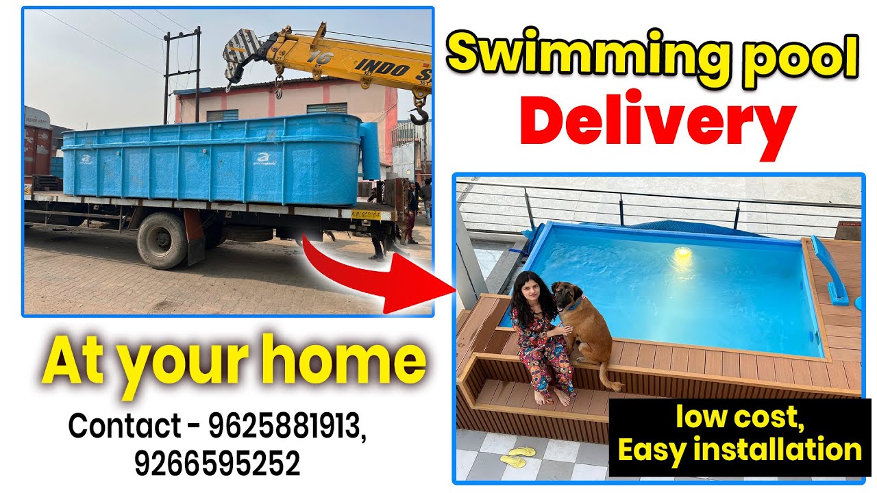 Ready-made swimming pools home delivery now in your city 🔥 // Arrdev pools