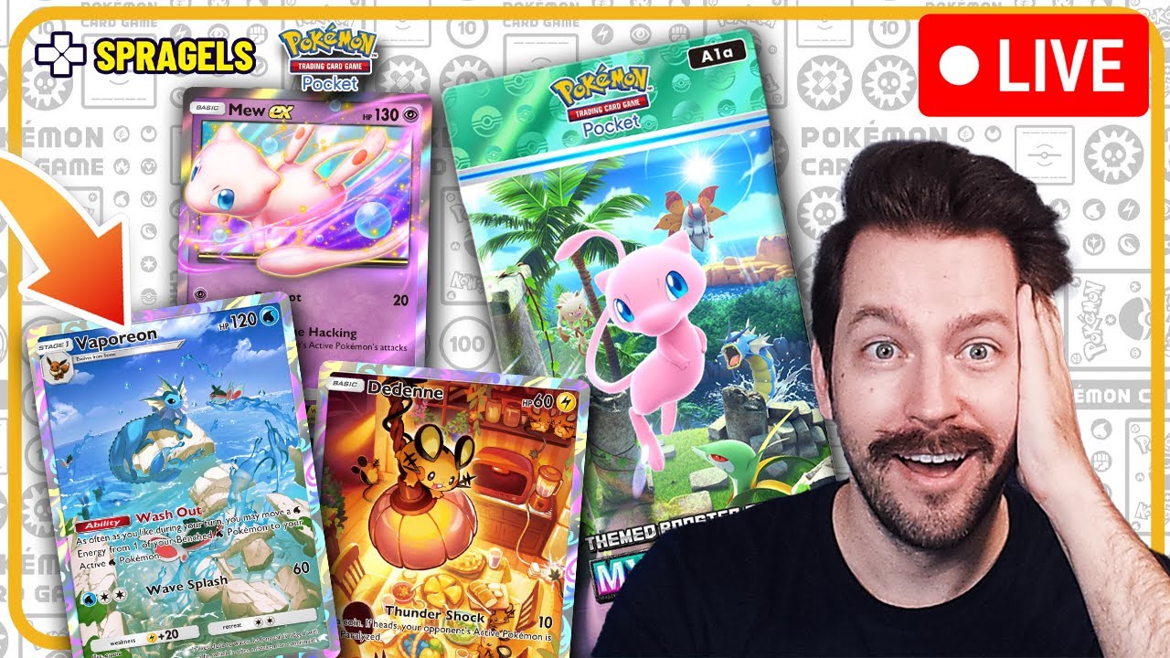 MYTHICAL ISLAND RELEASE STREAM | Pokemon TCG Pocket - YouTube