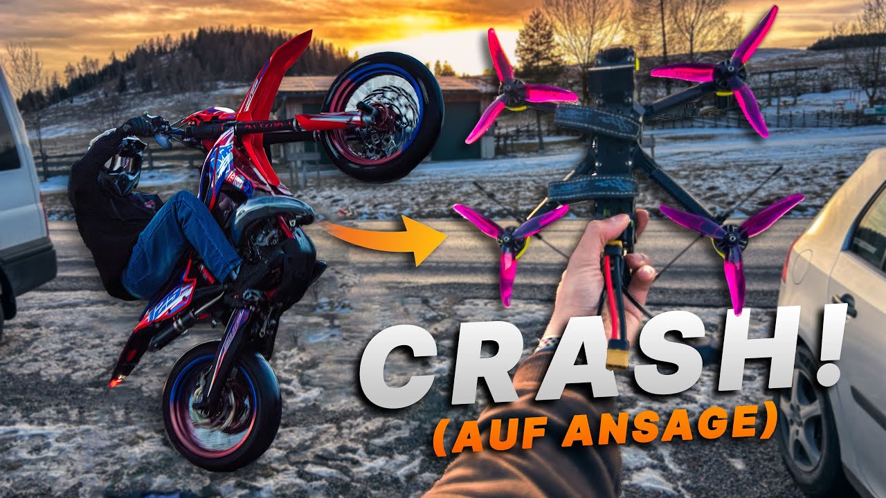 Drohnenflug geht schief🥲Ich filme eine Beta 125 2Takt Supermoto | BTS #2