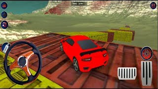 Extreme Impossible Track Car Stunt Drive Simulator - Android GamePlay - Car Games Android screenshot 2