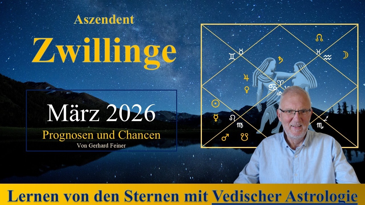Aszendent Zwillinge - was wird wichtig im März 2026 gemäß dem Vedischen Monatshoroskop?