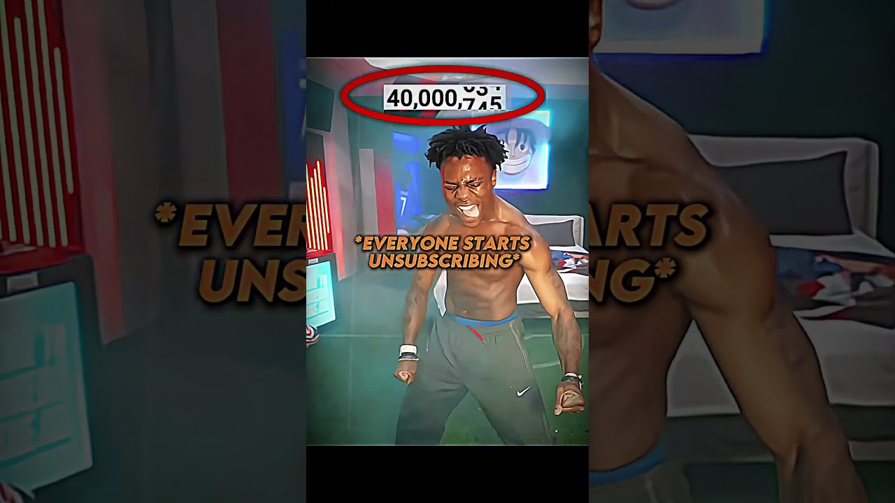 IShowSpeed Hit 40 Million Subs And His Reaction Was Insane Ishowspeed Ishowspeedclips 40million
