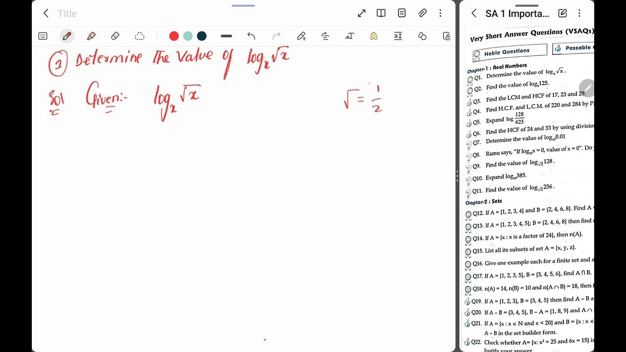 determine-the-value-of-logx-root-x-summativeassessment924-youtube
