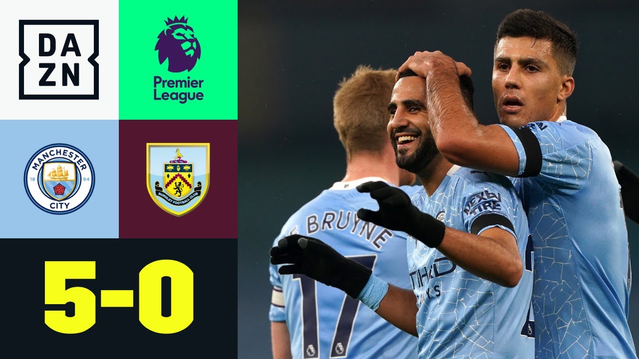 Manchester City goleia Burnley e adia definição do título do Inglês