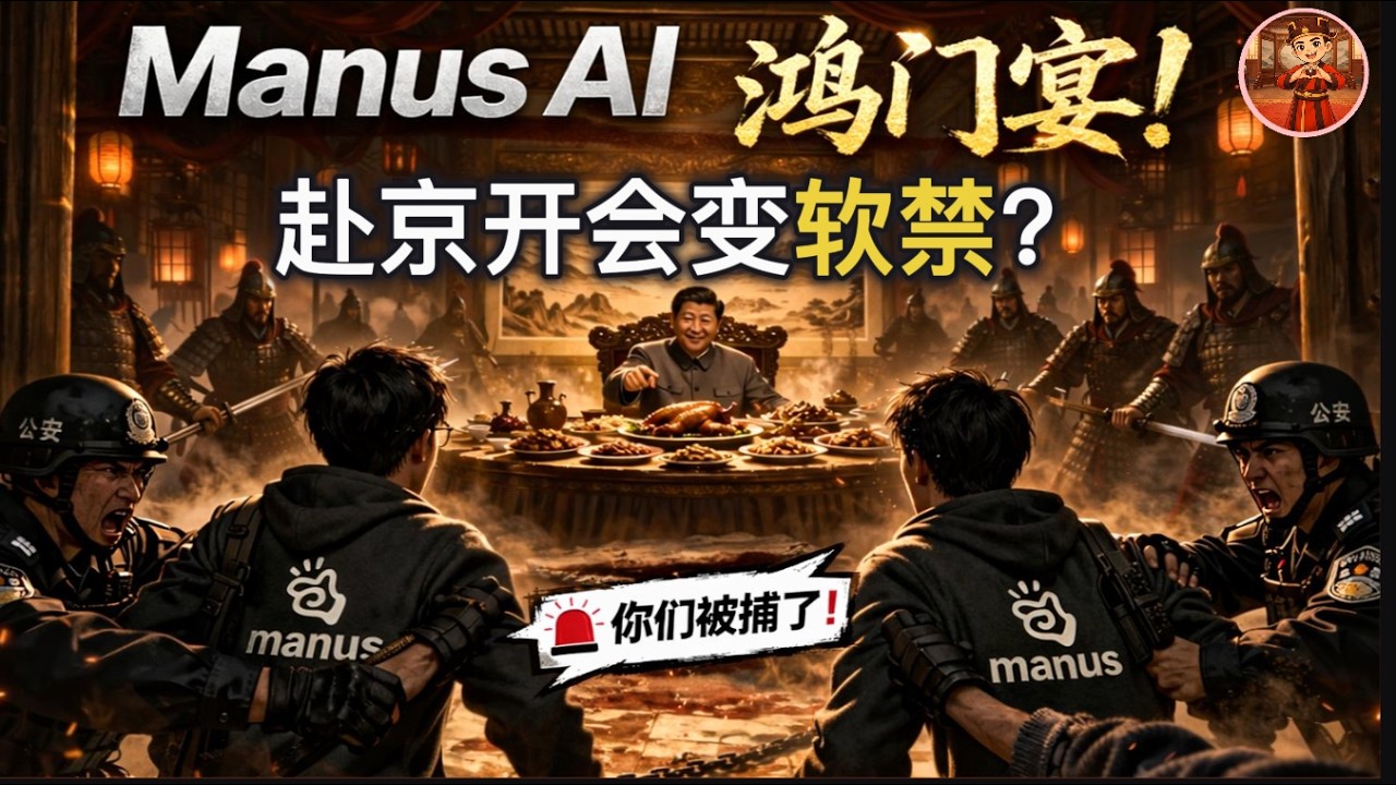 Manus跨境卖身再起风波：创始人听召进京开会变鸿门宴，核心人物流动性被中共锁死｜肖弘｜季逸超 ｜Manus AI ｜尉迟大官人