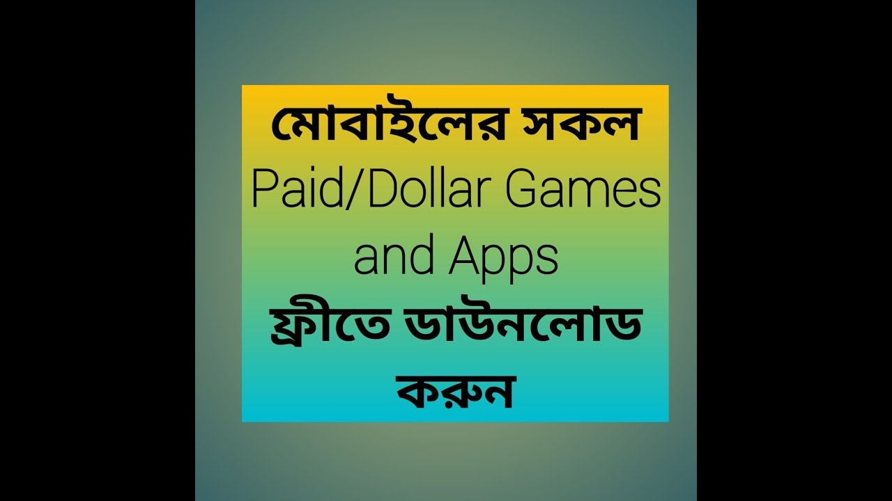 HOW TO DOWENLOAD PAID GAMES AND APP FREE ON ANDROID - YouTube