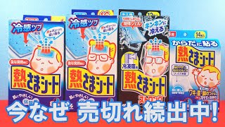 今 ドラッグストアで売り切れ続出 熱さまシート(小林製薬)