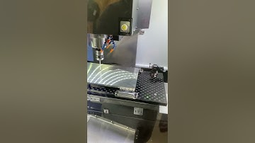 Doosan SVM4100 - Probing a part with Renishaw Probe