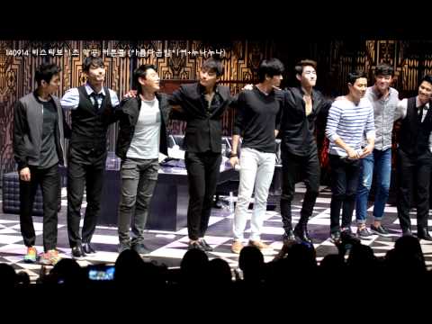 140914 비스티보이즈 막공 커튼콜 (아름다운밤이여+누나누나)
