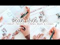 PLAN WITH ME // TRAVELER'S NOTEBOOK // DAILY PRINTABLE INSERTS // PRINTABLE STICKERS