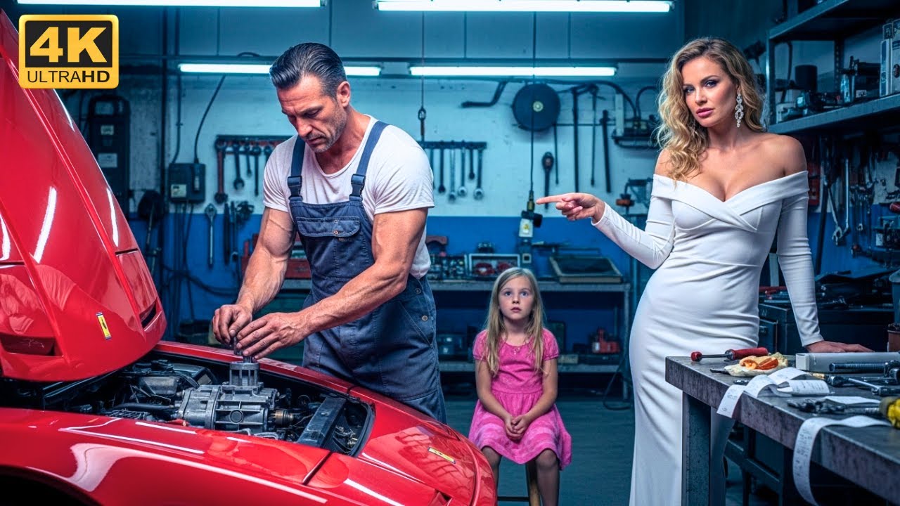 “If you fix this engine, I’ll marry you,” laughed the female CEO… and the humble Single Dad did it!