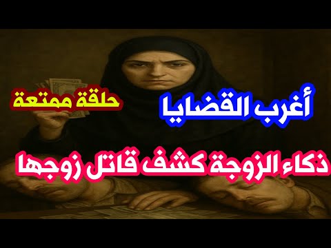 أغرب القضايا حل لغز مقتل الزوج وذكاء الزوجة كشف الجريمة والجاني