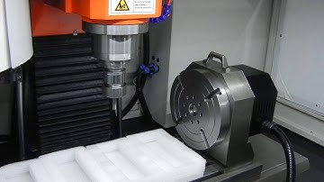 skyfire SVM-2VMC with 8" Harmonic Drive 4axis Idle Demo