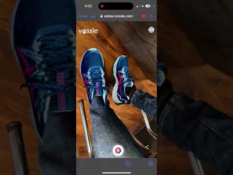Vossle Enables Shoe Tryon using AI