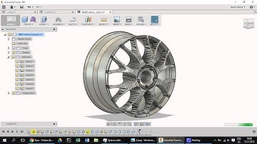 Autodesk Fusion 360 - BMW wheel