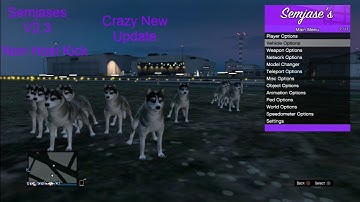 Gta5 Semjases V2.3 Mod Menu (CRAZY NEW UPDATE) + DOWNLOAD