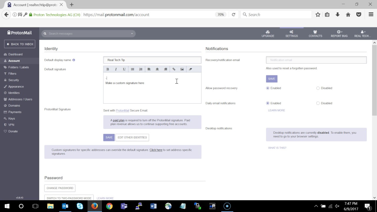 protonmail support protonmail support