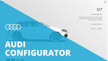 3D Configurator for AUDI | DEMO | Sketchfab
