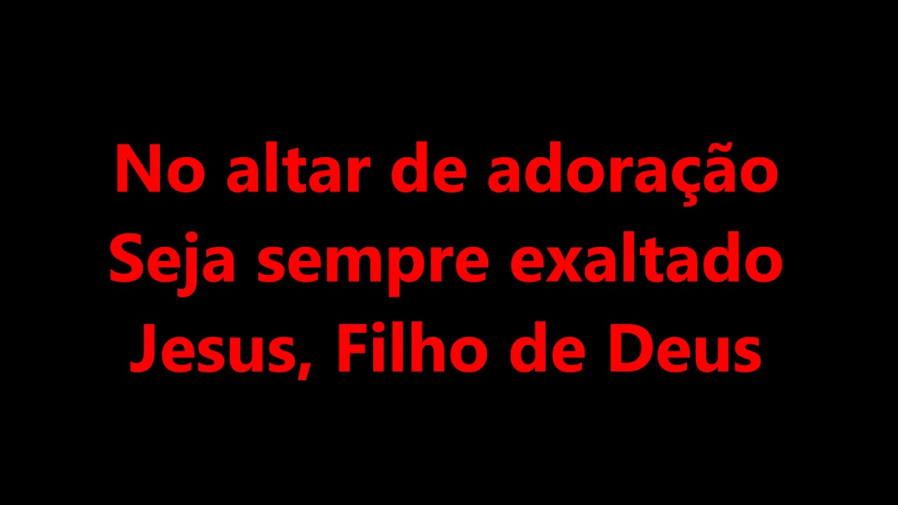 JESUS FILHO DE DEUS PLAYBACK LEGENDADO FERNANDINHO