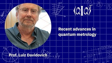 QIQT23 | Prof. Luiz Davidovich - Recent advances in quantum metrology
