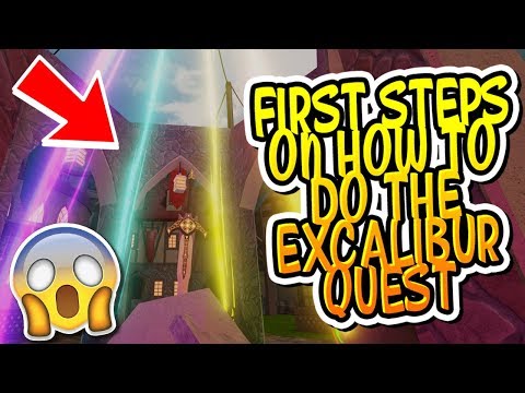 How To Do The First Steps Of The Excalibur Quest In Dungeon Quest