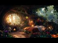 Lost in the Enchanted Cottage in FairyLand ❖ Magical Forest Music & Cozy Fire • Relaxes, Sleep, Heal