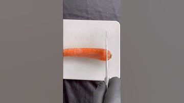 Smashing carrots for my rabbit🐰